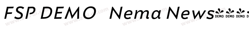 FSP DEMO   Nema News字体转换